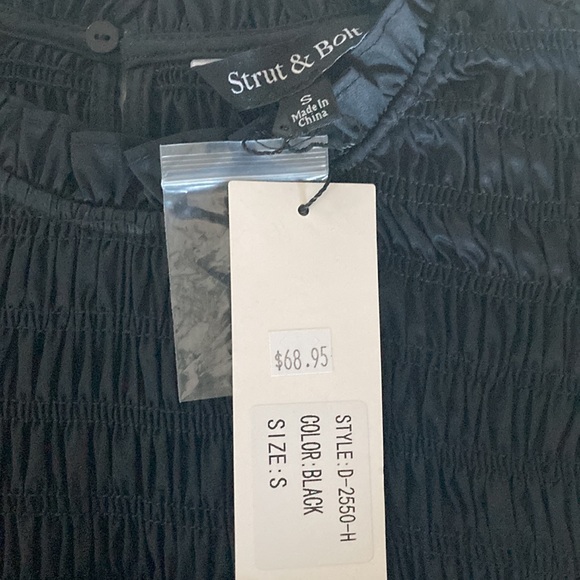 Strout & Bolt Black Dress - Size Small / NWT - Picture 9 of 9